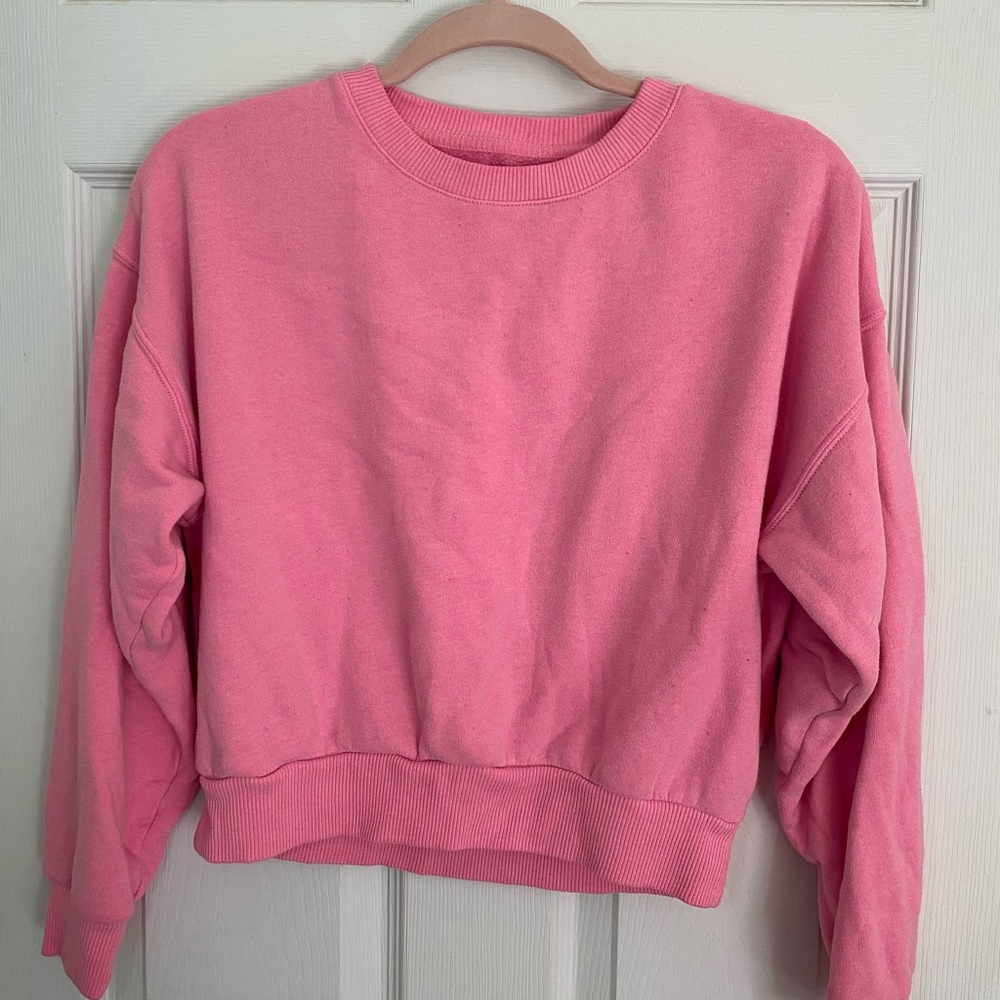 American Eagle cropped crewneck